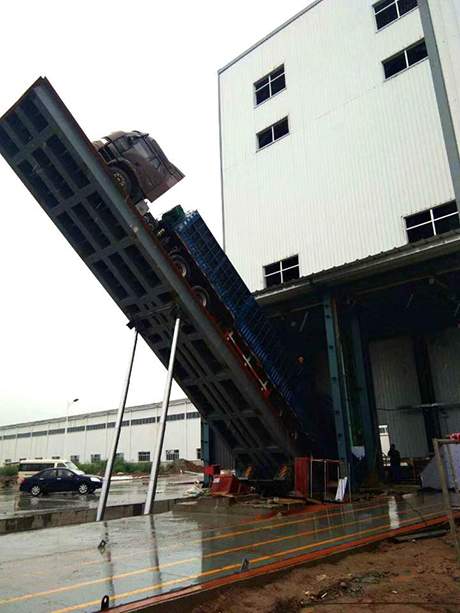 底部支撐液壓卸車機